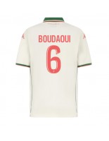 Moške Nogometnih dresov OGC Nice Hicham Boudaoui #6 Gostujoči 2025-26 Kratki rokavi Moške Nogometnih dresov OGC Nice Hicham Boudaoui #6 Gostujoči 2025-26 Kratki rokavi